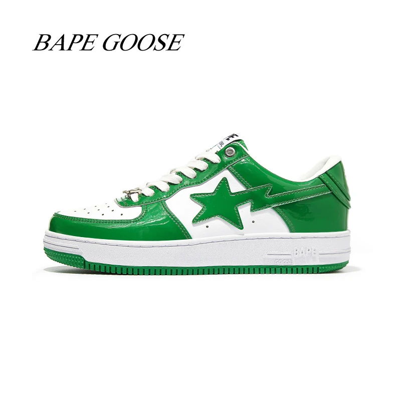 Модные кроссовки Bape Goose Vibe Af1 Air Force мужская женская и обувь для скейта |