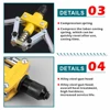 Rivet Gun Household Manual Riveter Double DIY Tool Professional Grade Double-Handle  Labor-Saving Pull Blind Rivet Gun 6