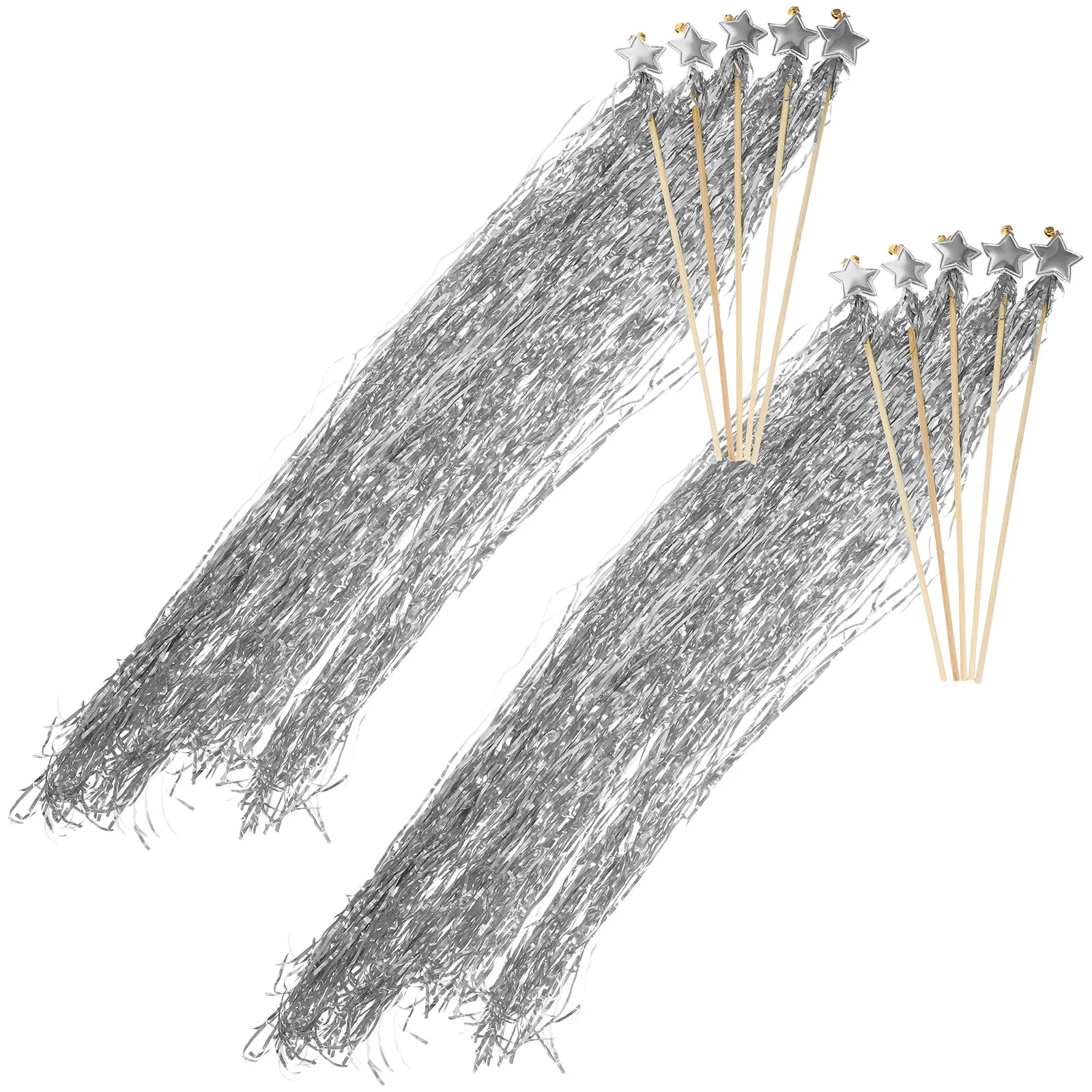 10Pcs 스타 요정 지팡이 스틱 훌륭한 솜씨 어린이 드레스업 파티 용품 축제 놀이 생일 휴일 선물 아이디어