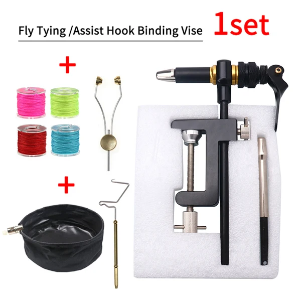 Fly Tying C-Clamp Vise with Hardened Steel Jaws 7
