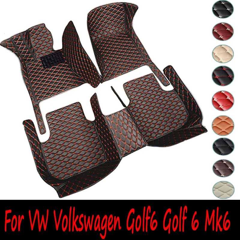 

Автомобильный напольный коврик для VW Volkswagen Golf6 Golf 6 Mk6 5K 2009 ~ 2013, коврик для защиты от грязи, напольный коврик, коврики, автомобильные аксессуары, Vento Choice