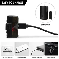 USB Rechargeable Camping Shower with Battery Display