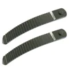 1 Pair 161mm & 182mm TPEE Snowboard Binding Strap Toe / Ratchet Tongue Ladder Straps Black 3