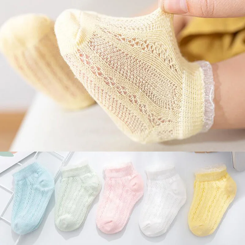 

3Pair/lot New Summer Lace Thin Baby Children's Socks