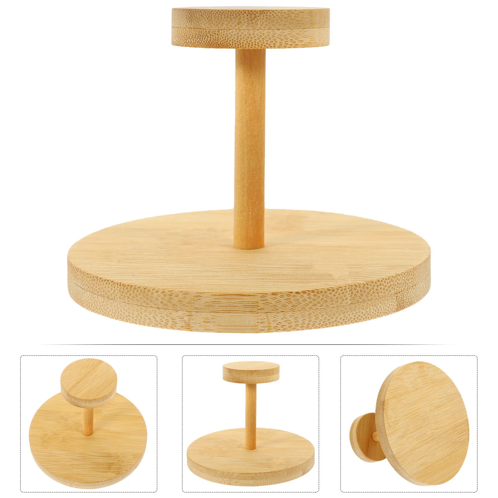 

Bamboo Cup Holder Mouthwash Paper Storage Holders Bar Counter Coffee Organizer Household