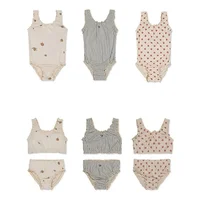 Baby Girls Sunscreen Swimsuit  Girl Swimwears Quick Drying  Bikini Two Pieces Bebe Swimsuits  Kids Swimwear for Girls One-pieces 1