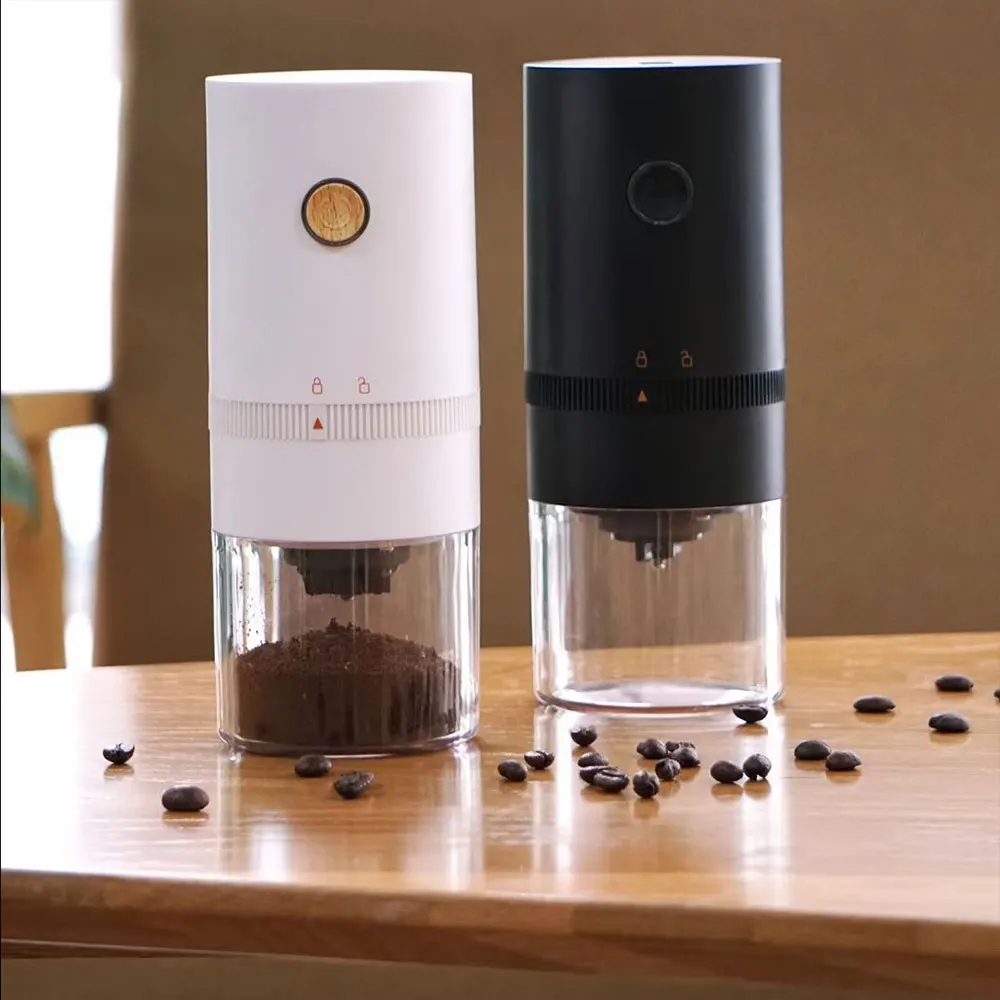 Portable Electric Coffee Grinder Cafe Automatic Coffee Beans Mill