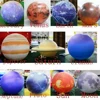 2024 Giant Inflatable Moon Earth Balls Led Planet Balloons 9 Solar System Sun Jupiter Saturn Mars Venus For Party Decoration 2