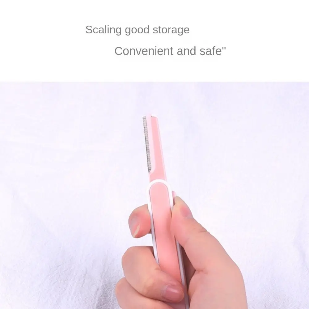 Professional Stainless Brow Shaver Anti-scratch Safety Eye Brow Shaping Blades for Beginner Soft Women Face Razor Makeup Tools 3
