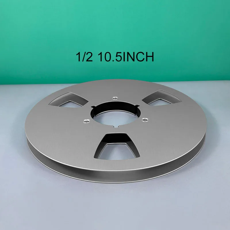 1/2 10.5" Inch Analog Audio Metal Tape Reel-NAB HUB Open Reel Audio Aluminum Disk