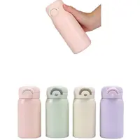 304 Stainless Steel Mini Thermos Cup Portable Small Capacity Pop-up Lock Mug 220/320ml Vacuum Flask Gift 3