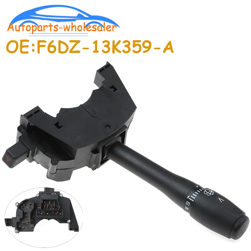 F6DZ Turn Signal Windshield Wiper Column Switch Combination