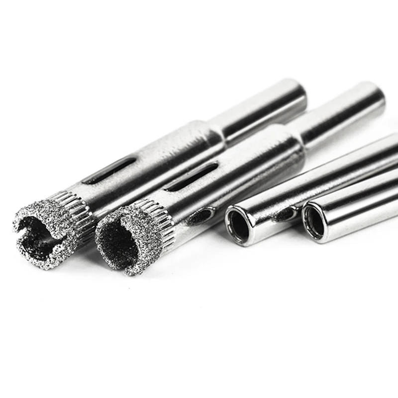 

10PCS Diamond-Coated Core Hole Saw Drills Set 3/4/5/6/8mm For Tile Glass Ceramic Marble Cutter Drill Bits Tool Set