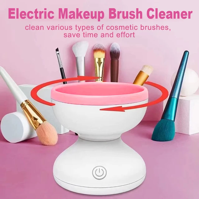 Electric Makeup Brush Cleaner Automatic Make Up Brush Cleaner Machine Cosmetic  Brush Cleaner And Dryer Beauty Makeup Tools - AliExpress