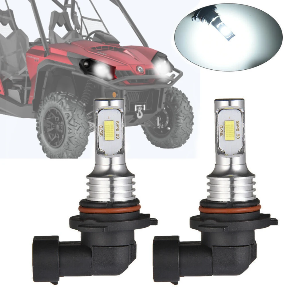 Lampadina Per Fari A Led 2 Pezzi Per Can-Am Renegade 1000 500 800 800R Super Commander Max 1000 Maverick Max Outlander Hb3 Luce Bianca