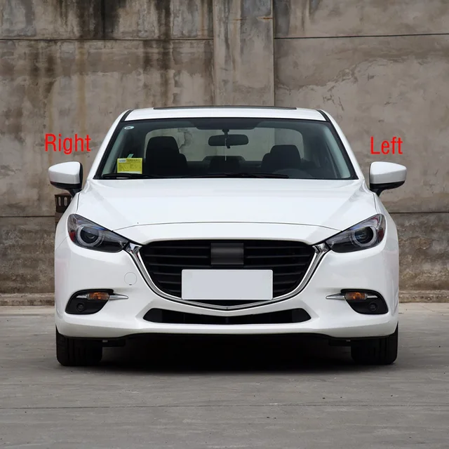 Mazda 3 axela 2017 2018-2019用保護ミラーカバー,外部,車のドア