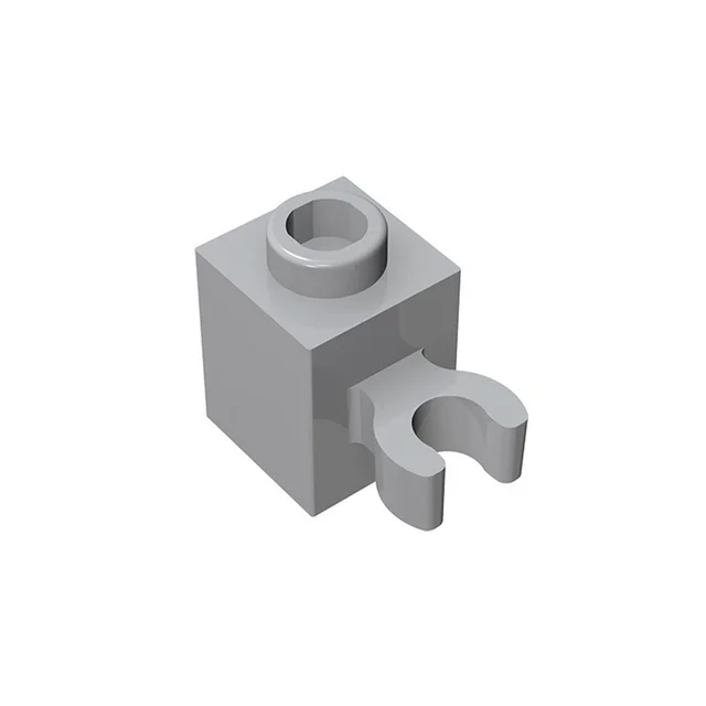 20pcs MOC Parts 60475 30241 Brick Modified 1 x 1 with Open U Clip Compatible Bricks DIY Assmble Building Blocks Particle Kid Toy 6