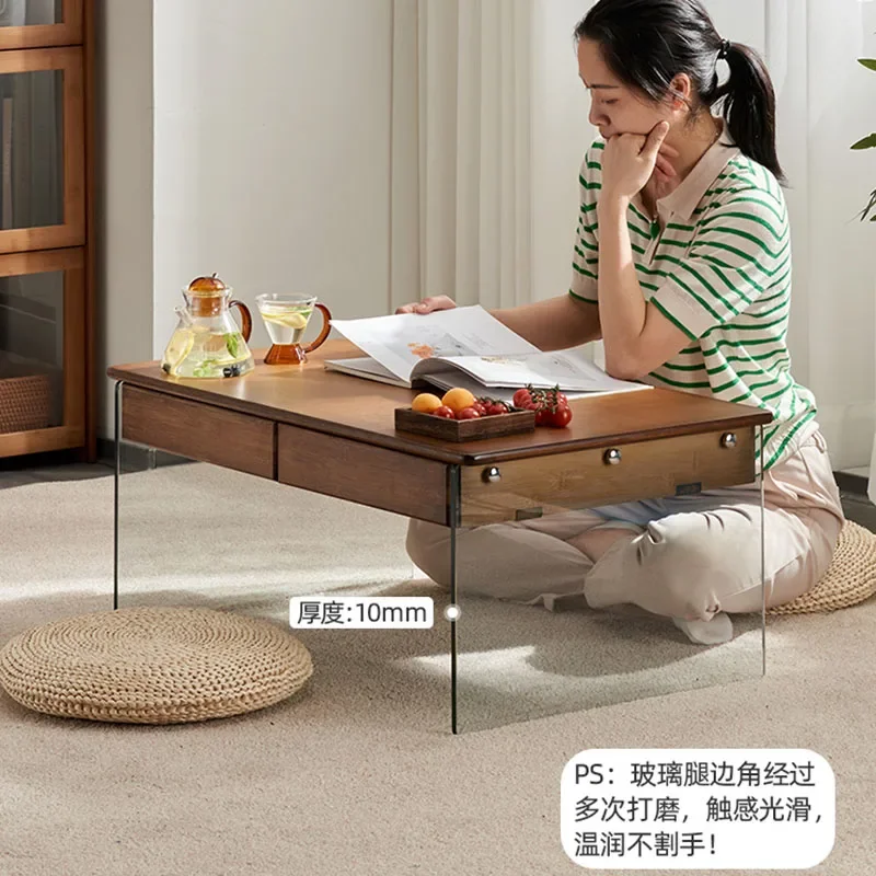 Modern Rattan Coffee Table Bedroom Cute Nordic Designer Outdoor Tea Table Writing Breakfast Books Mesa Auxilia Balcony Furniture