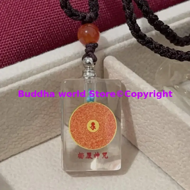 

2024 Tibet Thailand temple Effective talisman Shurangama Mantra Scripture Pendant Amulet Bless Safe healthy exorcise evil spirit