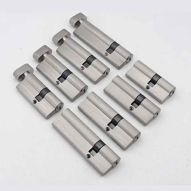 Special Security door Center asymmetry brass lock cylinder with knob aluminum alloy door Eccentric lock core height 32mm