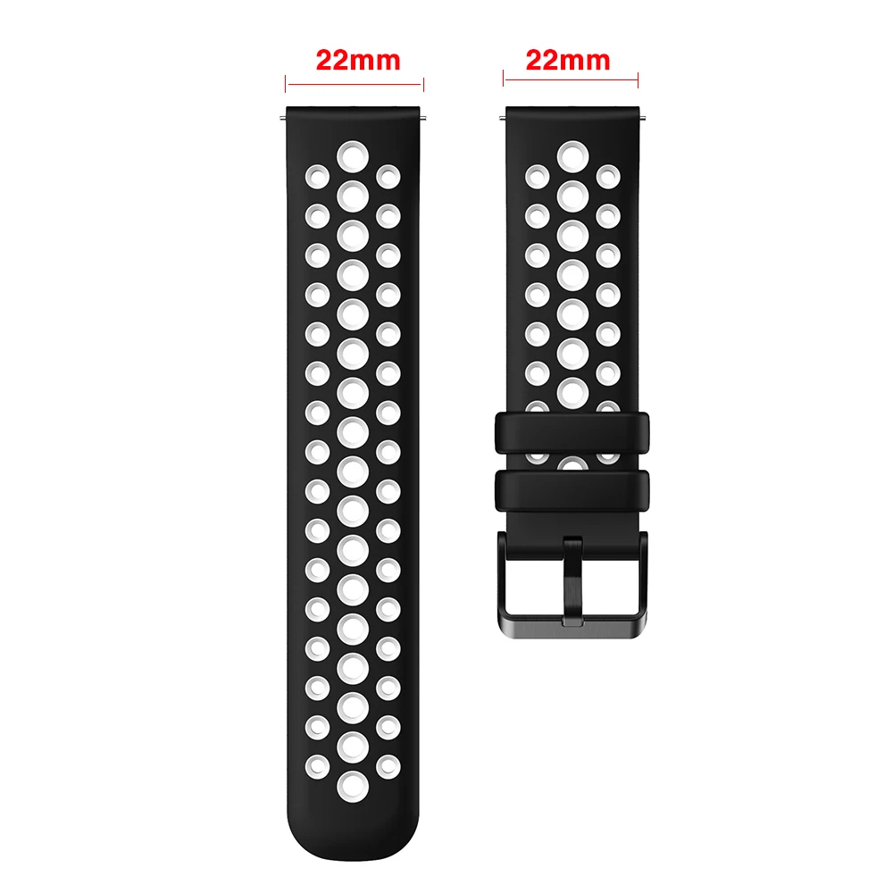 سوار ساعة سيليكون رسمي ، سوار أصلي لساعة HUOHUA 4...