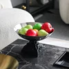 Creative Mountain Base Circular Fruit Tray, Luxurious Stainless Steel Tray, Modern Art Living Room Storage Tray, Home Decoration 4