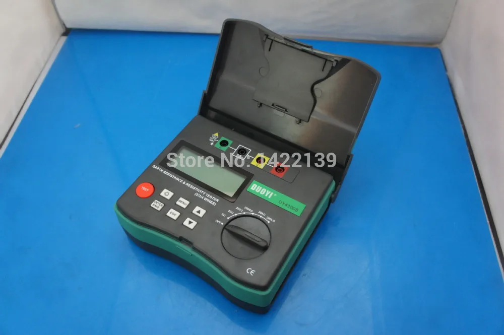 DY4300B 4-Terminal Digital Earth Ground Resistance Tester | Soil Resistivity & Electrical Multimeter Meter detail image 7