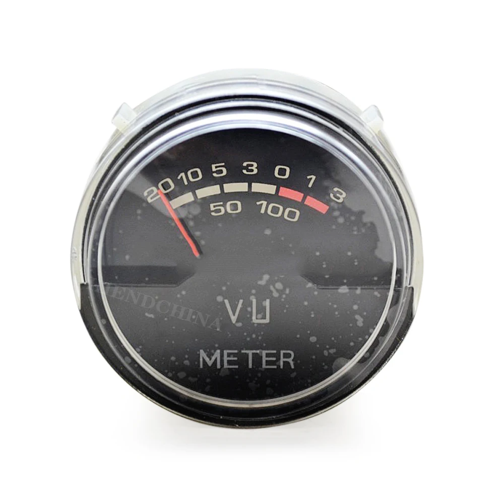 V-008 Vu Meter Db Level Header Level Audio Meter Con Retroilluminazione P-40Sa Led Blu