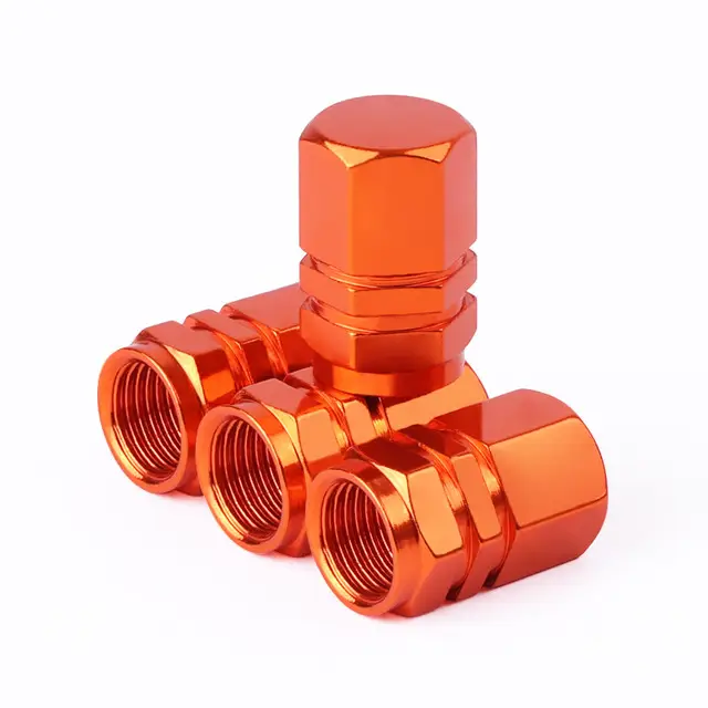 4 Pcs Aluminum Car Tire Valve Caps Hex Alloy Tyre Valve Airtight Cover Waterproof Dust For Automobiles Motorcycles Trucks Bikes - Image 18