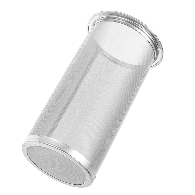 Reusable Wide Mouth Mason Jars Mesh Strainer Cylindrical Stainless Steel  Filter Basket Tool For DIY Cold