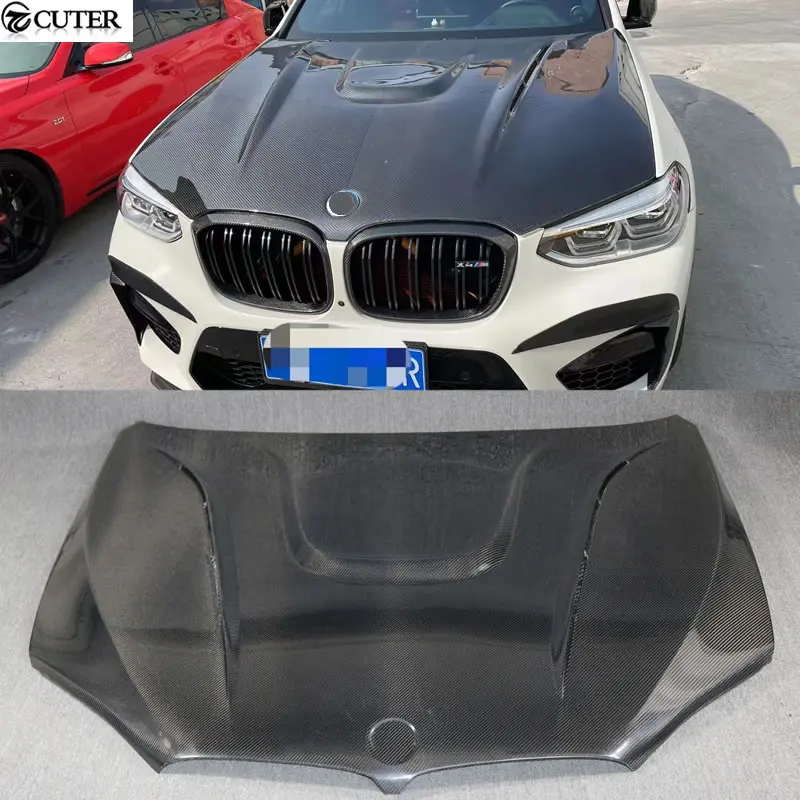 F97 X3m F98 X4m Carbon Fiber Front Engine Hood Bonnet Cover For Bmw G01