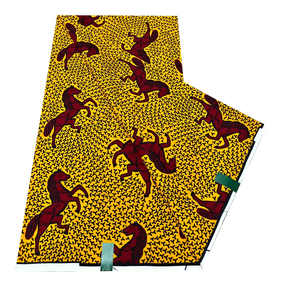 100% Cotton African Wax Print Fabricafrica Design Textile Ankara Pagne Batik Nigeria Wax Fabrics Sewing Loincloth -