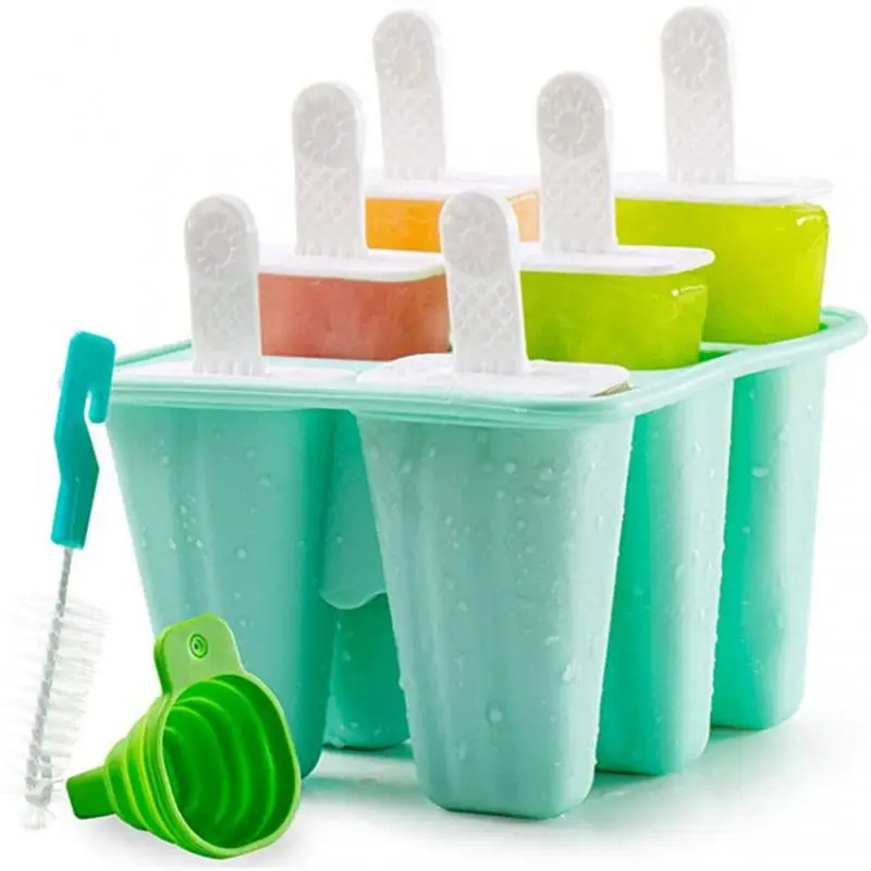 Ice Pop Maker Popsicle Mold Cream Mould Silicone Ice Cube Tray Maker
