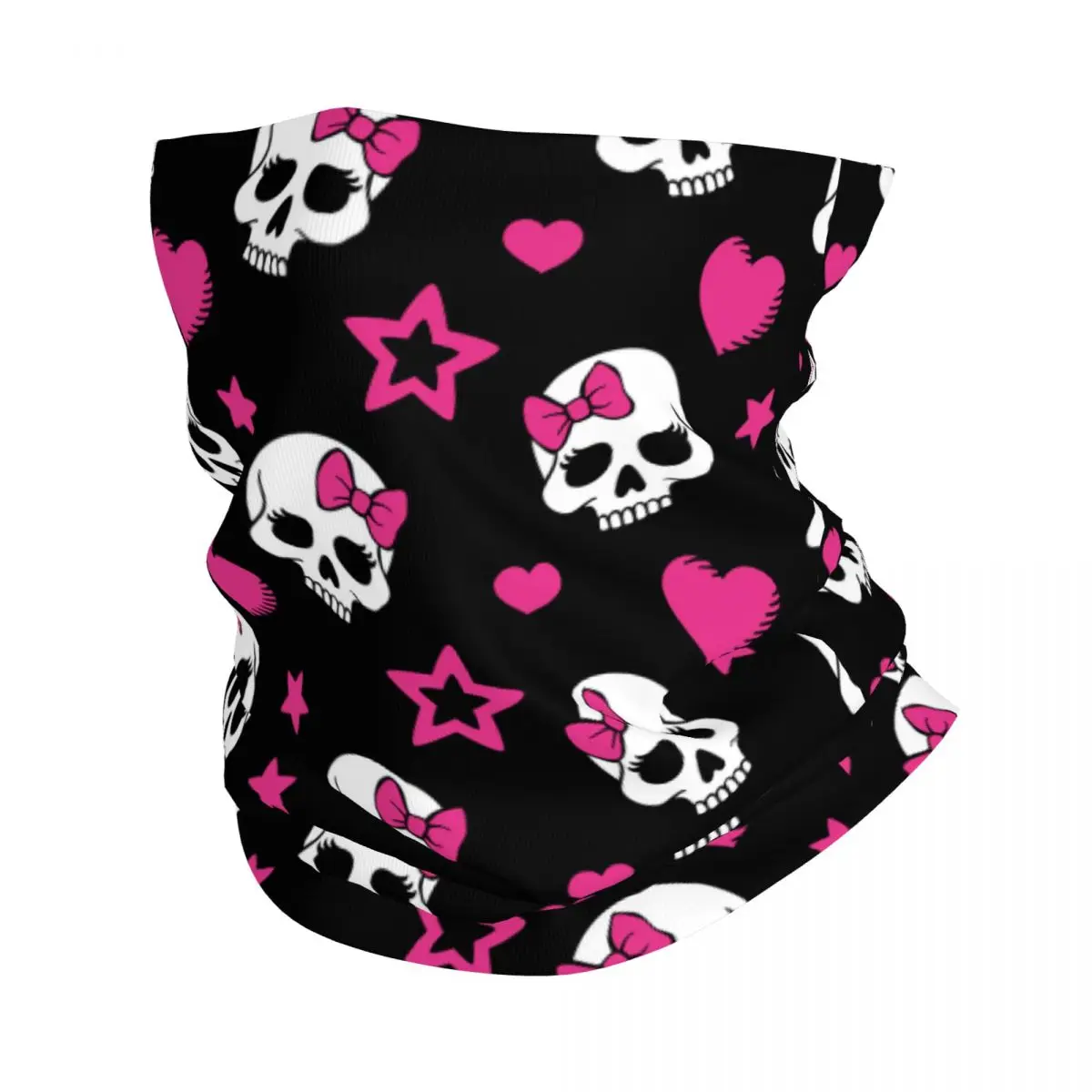 

Cool Skull Bandana Neck Gaiter Printed Balaclavas Magic Scarf Multi-use Cycling Outdoor Sports for Men Women Adult Washable