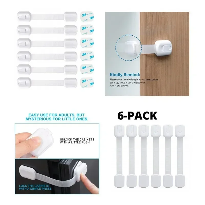 Child Lock Child Safety Lock Cabinet Baby Lock Fridge Drawer Door Closure Kid Protector Furniture Children Security Safety