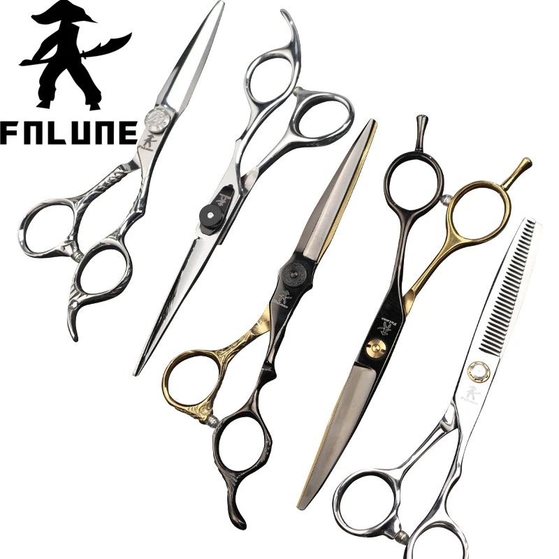 

Fnlune 6.0 Professional Hairdressing Scissors Salon Barber Accessories Haircut Machine Thinning Shear Hairdresser'S Scissors