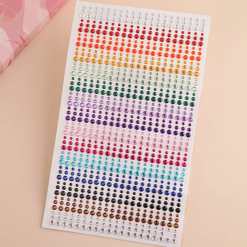 Colorful Makeup Festival Jewels Nail Gems Diamonds Adhesive Glitters for the Rhinestone Face Temporary Tattoos Body Stickers 5