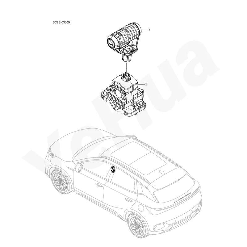 For BYD ATTO3 Yuan Plus-SC2E-03009 Shift Control Mechanism Original Car Accessories Para Auto Tools