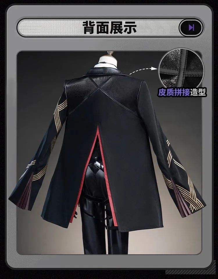 Zenless Zone Zero Evelyn Chevalier Cosplay Kostüm Wig Uniform Jacke Headwear Ohrringe Frauen Mädchen Halloween Rolle Spielen Requisiten Cos 412