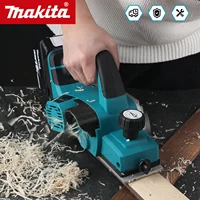 Makita – raboteuse électrique: largeur de rabotage de 82mm, 15000 tr/min, puissance 650W, profondeur de coupe de 2.5mm, poignée ergonomique pour bricolage, travail du bois et fabrication de planches 2