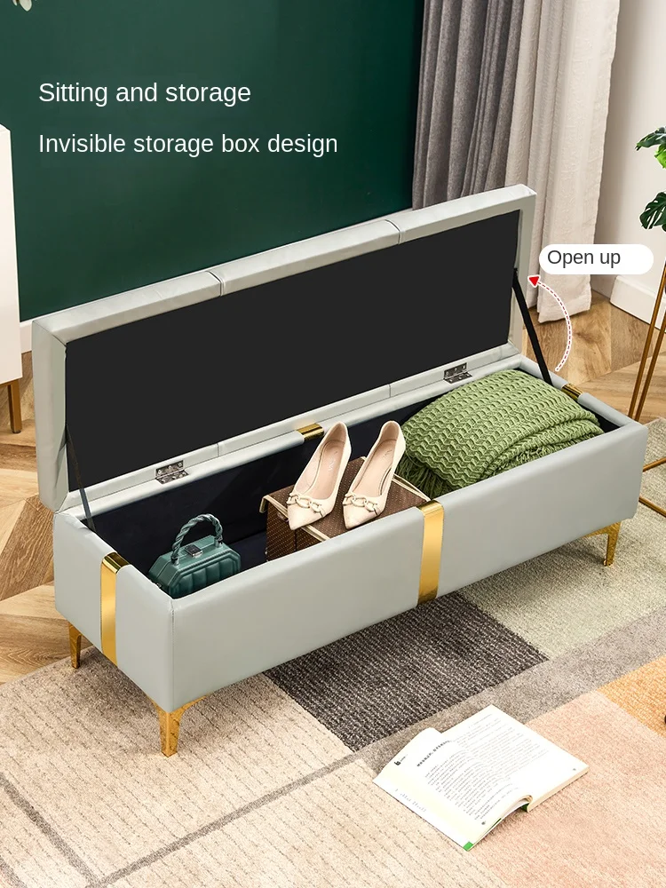 Rectangular storage online stool