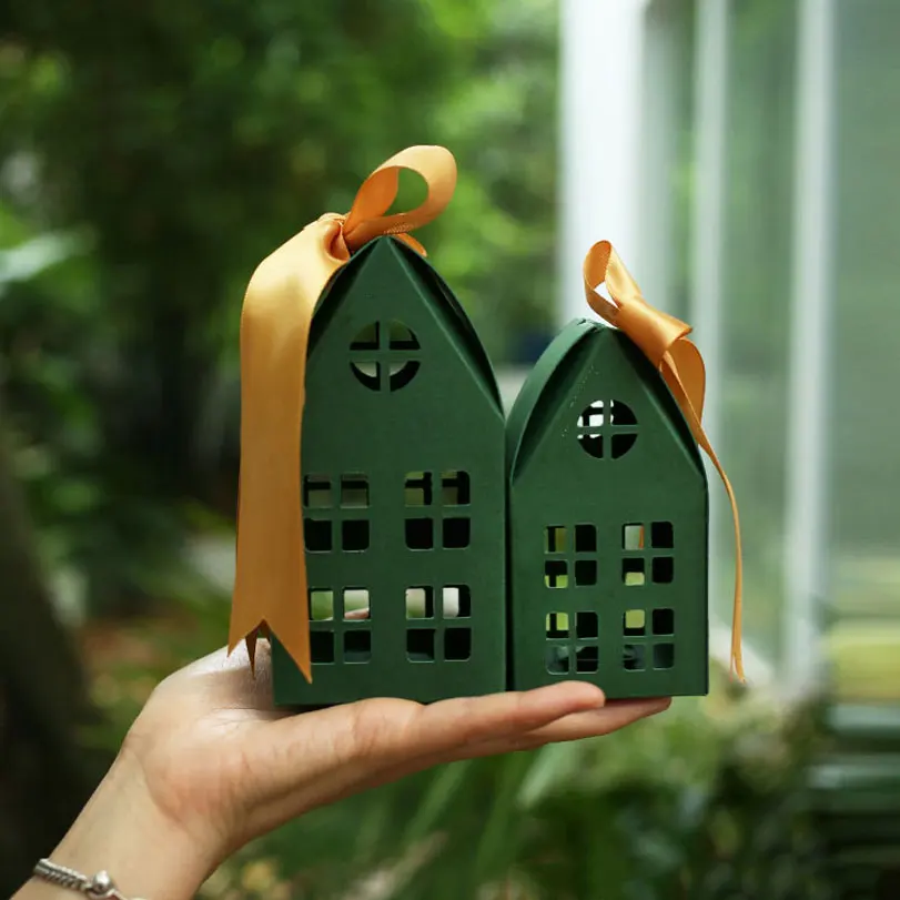 Sac En Papier Rose Bleu 6x10cm, Emballage De Décoration Pour Garçon Et