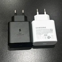 Samsung 45W PD Charger Super Fast Charging For Galaxy S25 Ultra Plus FE S24 S23 S22 A56 A55 A36 A17 EU Adapter 5A Type C Cable 4