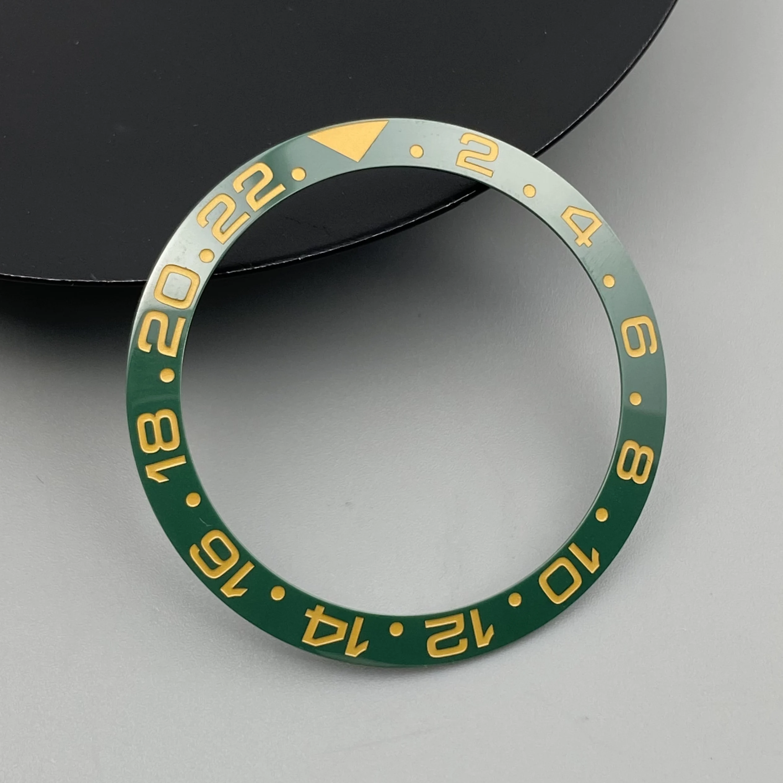 Ceramic & Aluminum Bezel GMT Diving Watch Insert for 40mm Watch Case Replacement