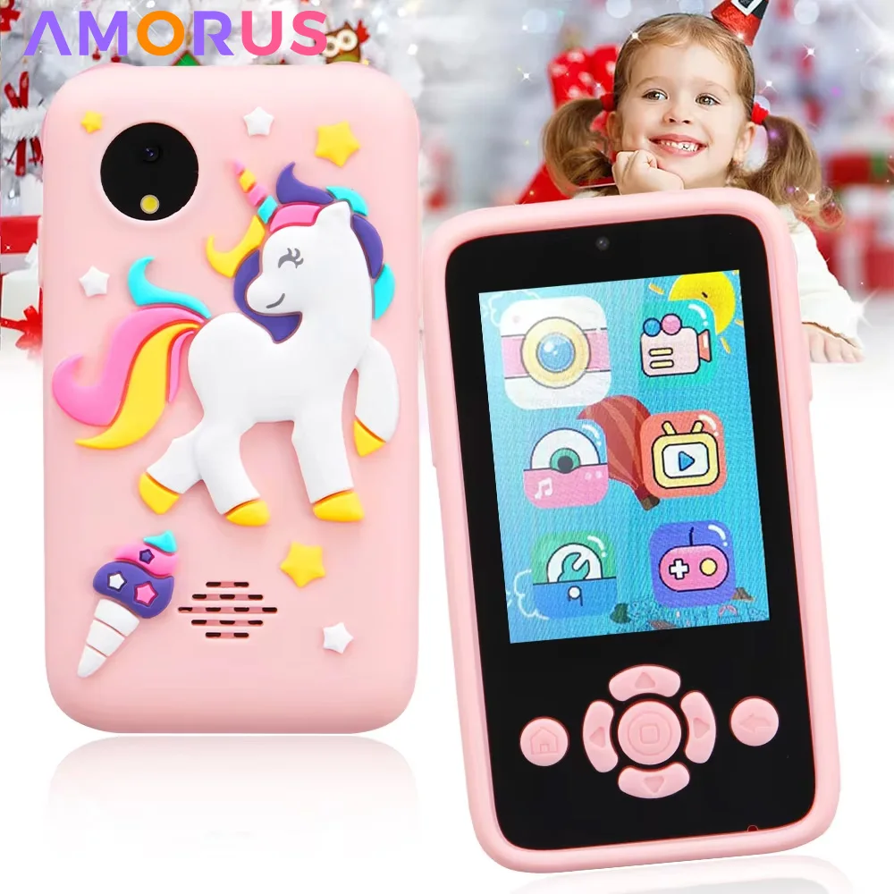 Children Phone Camera Toys Mp3 Music Player Puzzle Games 1