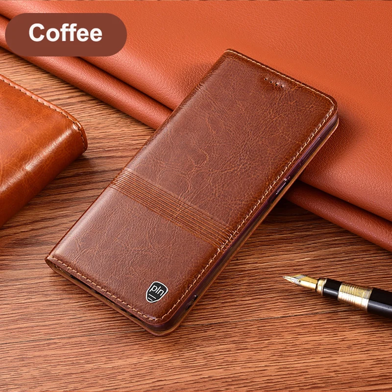 Luxury Genuine Leather Case for XiaoMi Redmi 5 6 7 8 9 5A 6A 7A 8A 9i 9C 9A 9T 9AT Phone Flip Cover With Card Slots