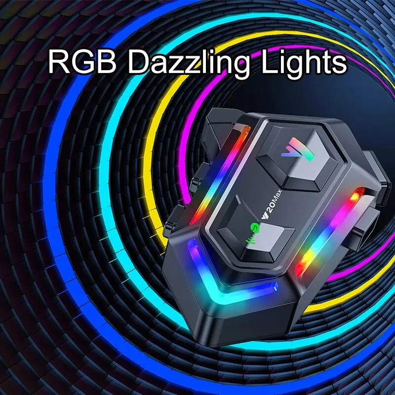 Y20 MAX      RGB äο , ȥ V5.3 ȿ, 1000mAh ͸, IPX6 
