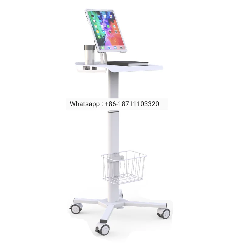 

Mobile work station Medical Laptop Cart Tablet VESA Hospital medical trolley