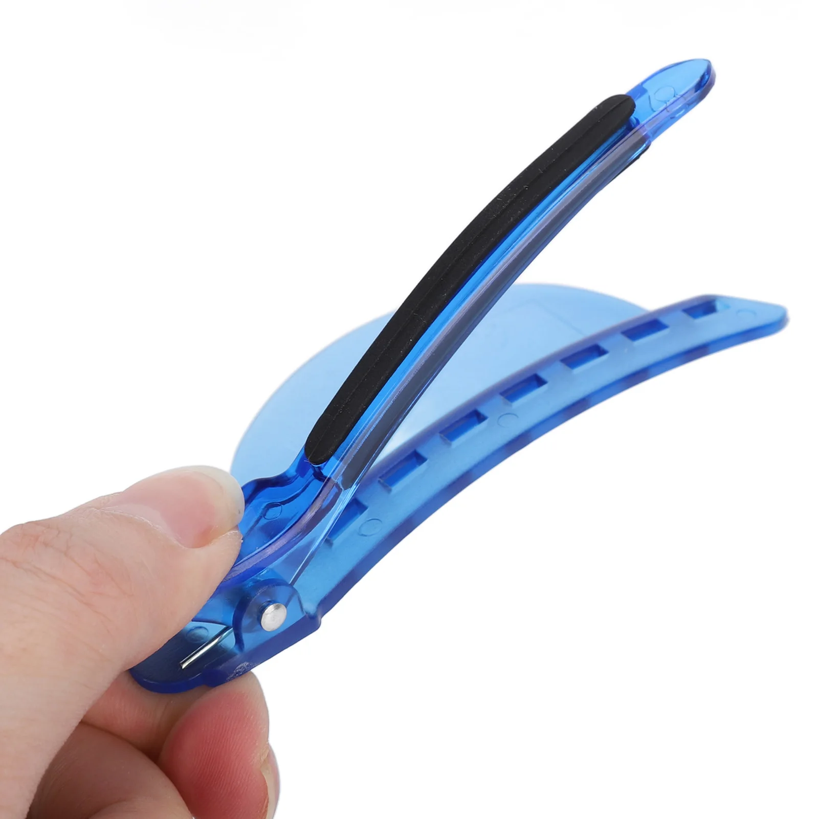2Pcs Sectioning Clips Heat Insulation Easy Speed Separator Clip Blue for Wig Extension Hair Highlighting Hair Sectioning Clip