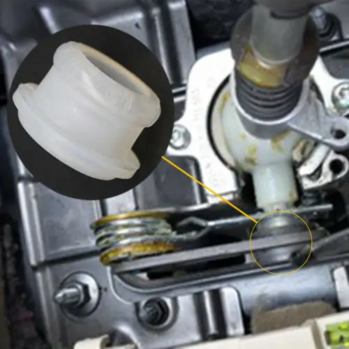 Useful Car Interior Bushing Gear Shift Lever Manual Trans Rubber White Accessories First Gear Head Shift Lever